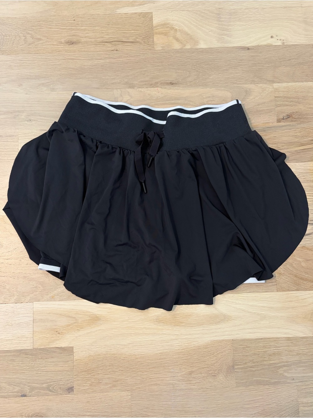 All in Motion Black Athletic Skort with Contrast Waistband